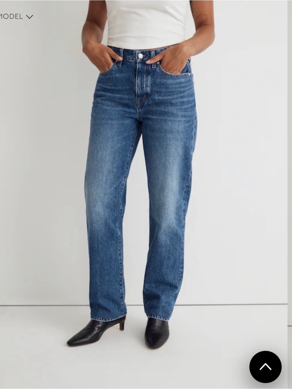Madewell Curvy Low Slung Straight Jeans 16W